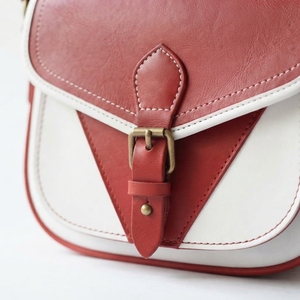 Sac à bandoulière vintage en cuir véritable fait main pour femme, style selle, mode, été, imperméable, portable - Product Image 5