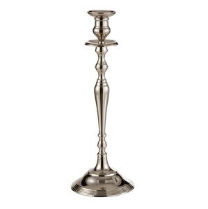 Vintage style five arm silver <b>candelabra</b> stand with elegant curved branch arms, available at wholesale prices. - Product Image 4