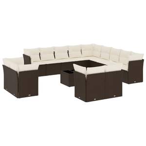 Conjunto de Sofás Marrones para Jardín, Muebles de Patio - Product Image 2