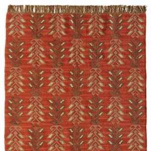 Tapis Tufté Rectangulaire Géométrique Écologique en Laine et Acrylique Krafterscustom Fait Main pour Salon, Nettoyage Facile, Taille Moyenne - Product Image 2