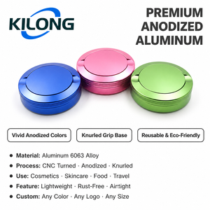 Contenedor de Snus Mecanizado por CNC, de Acero Inoxidable y Aluminio, Porta Bolsitas de Nicotina, Personalizado OEM, Precisión de 0.001mm - Product Image 1