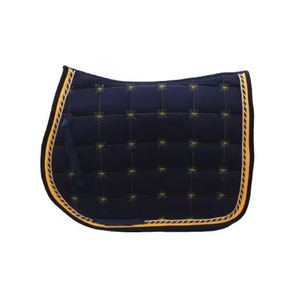 Vente en gros de tapis de selle personnalisés écologiques 100% coton de haute qualité pour l'équitation - Product Image 1