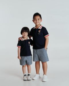 2025สำหรับทุกเพศ A001เสื้อโปโลผ้าฝ้ายจระเข้สแปนเด็กซ์พร้อมการ์ตูนคลาสสิกแนววินเทจปักลายหมีดีไซน์ทุกเพศสำหรับเด็ก - Product Image 5