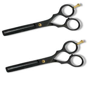 Tijeras de Entresacar Cabello Profesionales de Acero Inoxidable de la Mejor Calidad, Tipo Recto, Afiladas, para Salón de Belleza, 2026 - Product Image 4