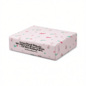 Venta al por mayor directa de fábrica: Sábanas de cuna 100% algodón suave para moisés, minicunas y camas de bebé, tela de ropa de cama. - Product Image 3