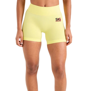 Shorts de yoga sans couture pour femmes, taille haute, extensibles, pour fitness, entraînement, gym, course à pied, cyclisme, vêtements de sport confortables, vêtements personnalisés - Product Image 1