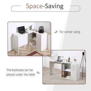 Scrivania da Gaming in Acciaio Inossidabile e Legno con Libreria, Altezza Regolabile e Design Ergonomico - Product Image 6