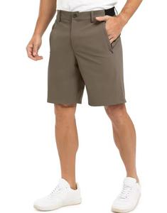 Pantalones Cortos Bermuda Vintage de Color Sólido para Hombre, Cintura Media, Transpirables, Tela Oxford, Bolsillos Delanteros, Secado Rápido, Cierre con Cordón, Tejido - Product Image 3