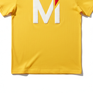 เสื้อยืดพิมพ์ลายพัฟฟ์ GSM สูง คอเต่า ทรงโอเวอร์ไซส์ สำหรับผู้ชาย เนื้อผ้านุ่ม ระบายอากาศได้ดี ผ้าฝ้าย โลโก้แบบ 3 มิติ สไตล์สตรีทแฟชั่น - Product Image 3