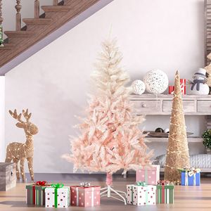 5ft rosa matita albero di natale con rami 450 Base staccabile per la casa festa decorazioni - Product Image 2