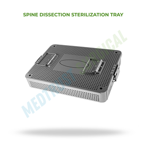Bandeja de esterilización para disección de columna vertebral, tamaño grande, para instrumentos quirúrgicos en cirugía de columna vertebral y neurocirugía - Product Image 2