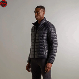 Men's <b>Quilted</b> Puffer Jacket Winter Down Alternative Zip Up Outerwear Custom Logo Casual Outdoor Wear Bubble Jacket - Product Image 2