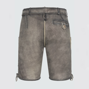 Shorts Lederhosen Traditionnels Premium pour Hommes, Brodés, Taille Haute, Style Bermuda en Laine, Décontractés, pour Tenue Alpiniste et Festive - Product Image 6