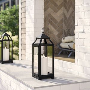 Farol Decorativo de Metal para Interiores y Exteriores, Centro de Mesa para Bodas y Festivales, Decoración de Iluminación de Estilo Vintage - Product Image 5