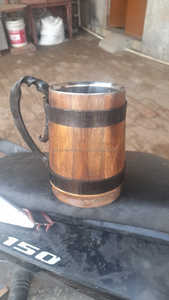 แก้วอะคาเซียทำจากไม้สำหรับแก้วกาแฟและหมีสำหรับห้องครัวและโต๊ะทำด้วยมือแก้วเครื่องดื่มทำจากไม้สำหรับทำให้สกปรกมีจำหน่ายจำนวนมาก - Product Image 4