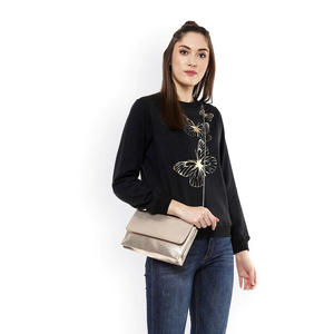 Sudadera Oversize de Algodón con Cuello Alto para Mujer, Estilo Universitario, de Calidad Personalizada - Product Image 1