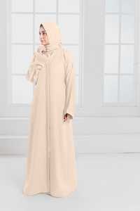 Abaya Tendance Quotidienne Modeste Grande Taille Robe Islamique Douce Légère Respirante Vêtement Décontracté Vente en Gros Usine Conception Personnalisée - Product Image 3