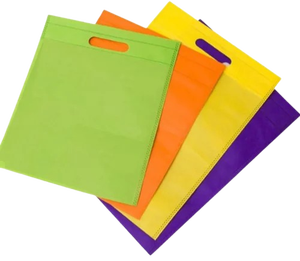 D-Cut Nonwoven Grocery Bags with Stylish Sealing Factory Custom Handle Design Printed Logo Recyclable Shopping Tote Bags - Product Image 2