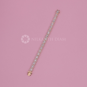 Premium Design 9.40 CT Radiant Cut Lab Created Diamond <b>Bangle</b> in 10K 14K 18K Solid Gold Diamond <b>Bracelets</b> <b>Bangles</b> for Wholesale - Product Image 1