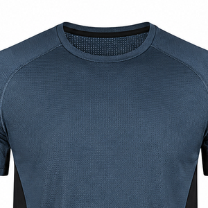 Ensemble de vêtements de sport pour hommes, t-shirt de course à pied et short athlétique, vêtements de sport pour la salle de sport, légers, respirants, séchage rapide, maille, été - Product Image 4