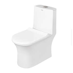 Fournisseur leader vendant des articles sanitaires en céramique blanche de qualité supérieure, à poser au sol, pour usage hôtelier, toilettes monobloc. - Product Image 1