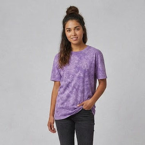 Women Acid Wash Vintage Style Short Sleeve Casual Loose Fit Cotton T-Shirt Ladies Streetwear Crew Neck Baggy Acid Wash T Shirt - Product Image 4