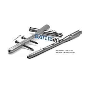 Set péri-articulaire Satinsky 29 plaques en acier inoxydable, plateau, implants à verrouillage de sécurité, haute qualité, orthopédique, manuel, certifié CE - Product Image 5