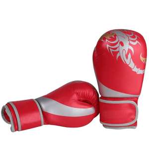 100% Gants de boxe respirants et confortables de haute qualité avec logo personnalisé Gants en cuir faits à la main imperméables - Product Image 3