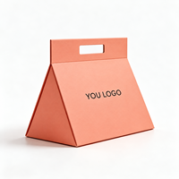 Scatola Regalo Rigida Triangolare Personalizzata con Stampa a Colori, Chiusura Magnetica, Inchiostro di Soia Ecologico, Imballaggio Cosmetico di Alta Qualità - Vendita all'Ingrosso