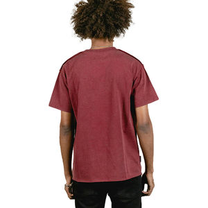 Camiseta Extra Grande Personalizada para Hombre, 100% Algodón Tejido, Transpirable, Ecológica, con Parche Bordado, Estilo Urbano, Proveedor Mayorista OEM - Product Image 2