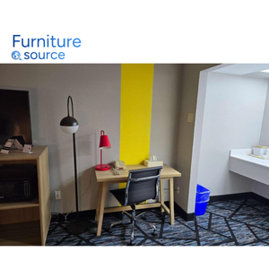 Affordable MDF Melamine <b>Hotel</b> Furniture - Modern MDF Melamine <b>Hotel</b> Furniture <b>Bedroom</b> <b>Sets</b> OEM Vietnam Skilled Factory - Product Image 1