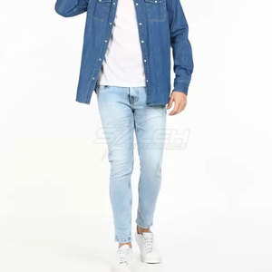 Pantalones Vaqueros Personalizados con Tejido Elástico, Tela Resistente y Diseño de Bolsillos Clásicos para un Estilo Cómodo para el Día a Día - Product Image 4