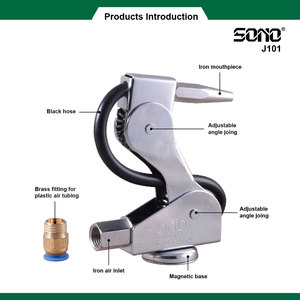 Boquilla frontal SONO J101 para accesorio de soplado de aire (embalaje en cubeta de material metálico) OEM personalizable (herramienta de pedal no incluida) - Product Image 2