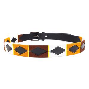Ceinture en cuir marron brodée personnalisée 2025 pour homme et femme avec boucle en alliage – Design écologique sur mesure - Product Image 4