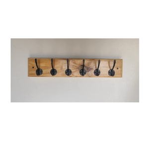 Wooden <b>Key</b> <b>Hook</b> Decorative <b>Wall</b> Accessory for Entryway Hallway Kitchen and Everyday Household Organization - Product Image 5