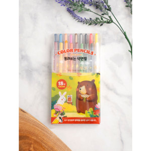 18 matite colorate con 18 colori vivaci per arte e creatività - Product Image 1