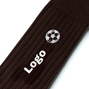 Chaussettes pour hommes avec logo personnalisé, couleur unie, en coton tricoté, respirantes, pour un usage quotidien, style automne, coupe classique - Product Image 3