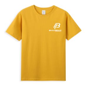 T-shirt Homme Coupe Droite 100% Coton Épais Streetwear Épaules Tombantes Tricoté Uni Personnalisable Impression Décontracté Rapide - Product Image 3