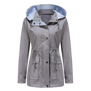 Windproof Jacket Women Biker Bomber Jacket With 4 Pockets Windbreaker Streetwear <b>Ladies</b> Outwear Work Coats Bomber Jacket - Product Image 4