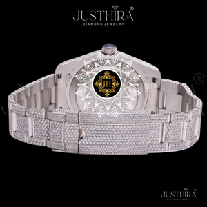 Montre-bracelet de mode en quartz avec diamant Moissanite, design personnalisé, bracelet en acier inoxydable, mouvement OEM, marque de montre-bracelet la plus vendue - Product Image 4