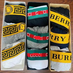 Paquete de 3 Bóxers para Hombre, Calzoncillos de Algodón Casuales de Marca con Cintura Elástica, Lote Excedente de Bangladesh - Product Image 4