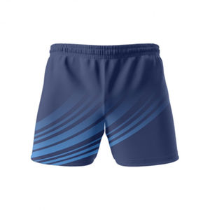 <b>Men</b> <b>Red</b> Solid Sport <b>Shorts</b> Front Logo Mid Elastic Waist White Side Stripes Quick Dry 100% Polyester Summer Athletic Wear - Product Image 5
