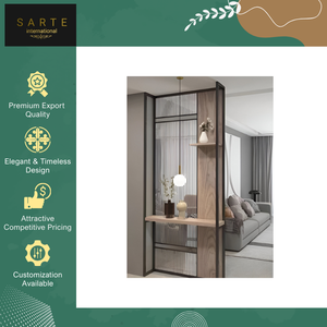 Divisor de Habitaciones Moderno de Acero Inoxidable de Primera Calidad, Panel Deslizante, Impermeable, Plegable, para Oficina y Restaurante - Product Image 2