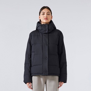 High Quality Women Winter Vintage Puffer <b>Jacket</b> Hooded Custom Made Long Sleeve Waterproof Windproof Zipper Print Latest - Product Image 2