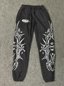 Custom Men Hoodie Tracksuit Set 100% Cotton Flannel Pullover Jogger <b>Pants</b> <b>Y2K</b> Streetwear - Product Image 3