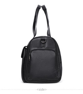 Sac bandoulière messager en cuir véritable NESTA SPORTS 100 %, grande capacité, décontracté, pour voyage, avec décoration nœud et lettres - Product Image 4