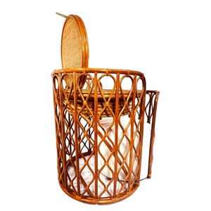Top selling rattan vanity desk modern <b>dressing</b> <b>table</b> with mirror set coastal home furnishings - Product Image 2