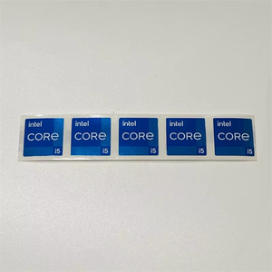 สติ๊กเกอร์ติดฉลากซีพียูอินเทลขายส่ง แบบใหม่ ด้านเดียว กาวซิลิโคน I3 I5 I7 I9 EVO สำหรับโน้ตบุ๊ก รุ่นอินเทอร์เน็ต ของแท้ OEM - Product Image 3