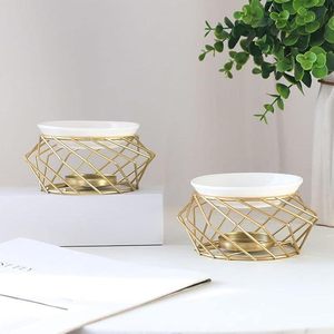 Brûleur d'huiles essentielles en fer forgé, chauffe-parfum et support pour bougie chauffe-plat pour la décoration intérieure, diffuseur de cire fondue et d'aromathérapie, parfum décoratif - Product Image 5