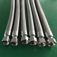 Tuyau flexible tressé en acier inoxydable du fabricant antidéflagrant et résistant au feu avec raccords de tuyaux de qualité 316L